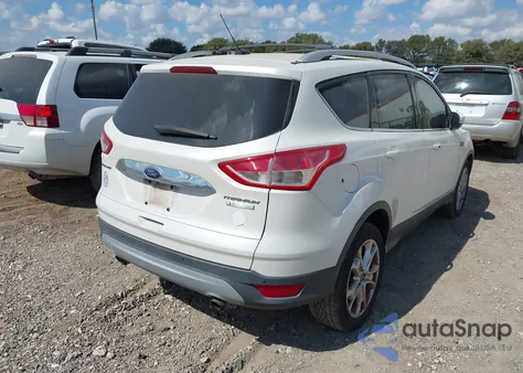 2014 Ford Escape Titanium z USA, uszkodzony, nr VIN 1FMCU0JX9EUE25564